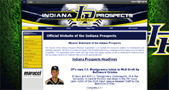 Desktop Screenshot of indianaprospects.org