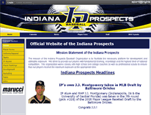 Tablet Screenshot of indianaprospects.org